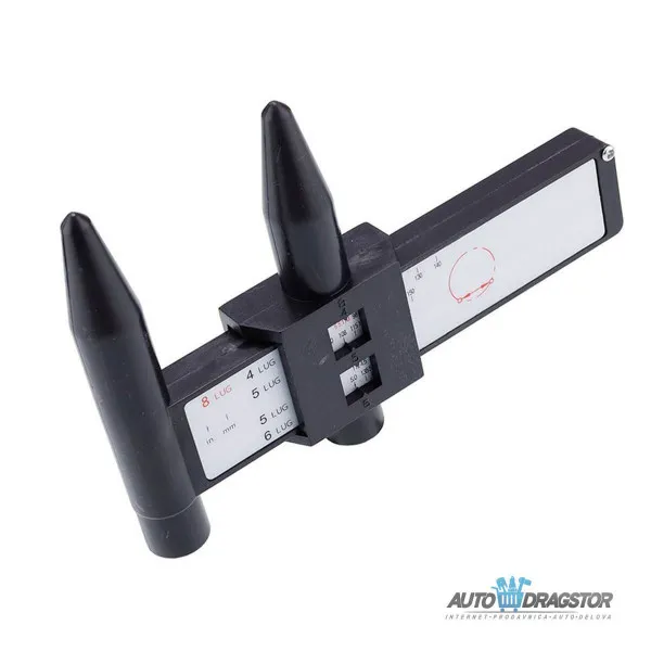 ALAT ZA MERENJE RAZMAKA ŠRAFOVA ALUMINIJUMSKIH I ČELIČNIH FELNI 