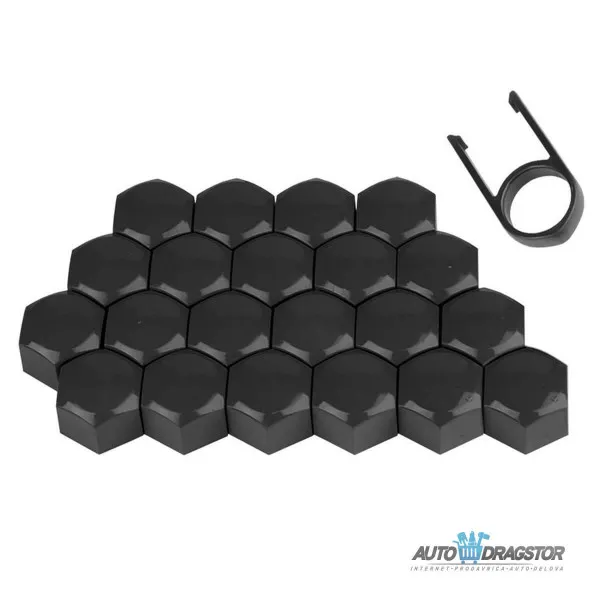 SET UKRASNIH POKLOPACA ZA ŠRAFOVE TOČKA 21KOM 21MM 