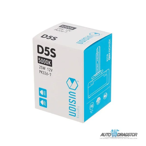 SIJALICA 12V XENON D5S PK32d-7 5000K 25W 