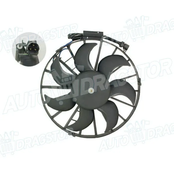 Ventilator hladnjaka sa nosačem BMW 3 (E30), 82-93; 5 (E34), 87-97; 