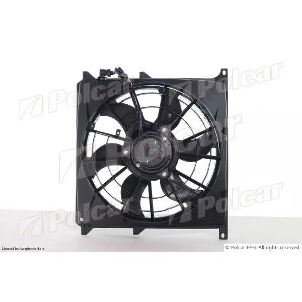 Ventilator hladnjaka sa nosačem BMW 3 (E36), 90-00; Z3 (E36/7/E36/8), 95-03; 