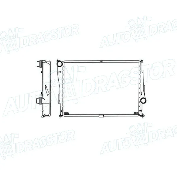 Hladnjak BMW 3 (E46), 98-06; 