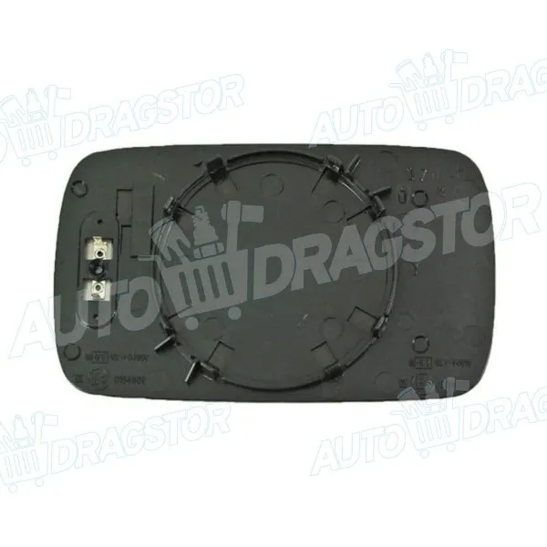 Staklo retrovizora sa nosačem BMW 3 (E46), 98-06; 