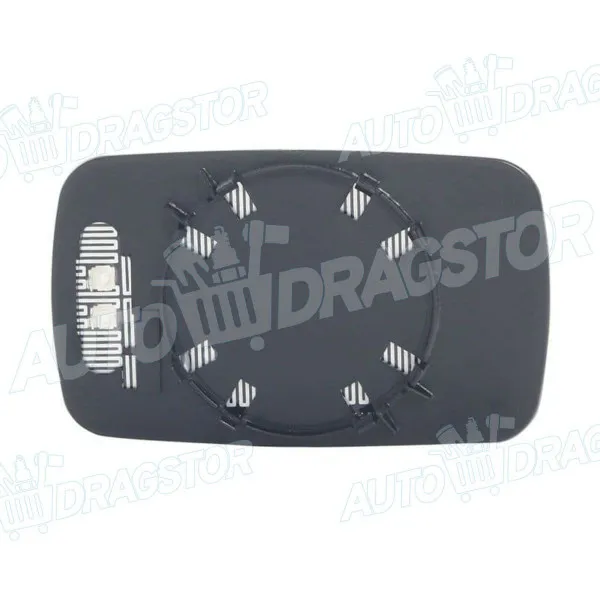 Staklo retrovizora sa nosačem BMW 3 (E46), 98-06; 