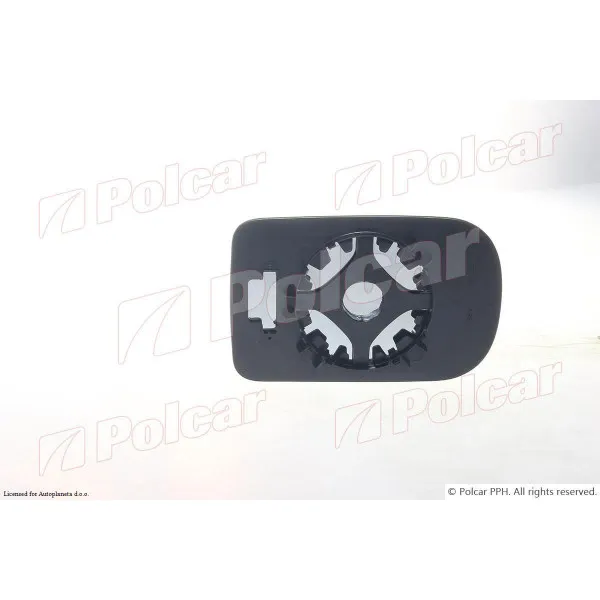 Staklo retrovizora sa nosačem BMW 5 (E39), 96-04; 7 (E38), 94-01; 