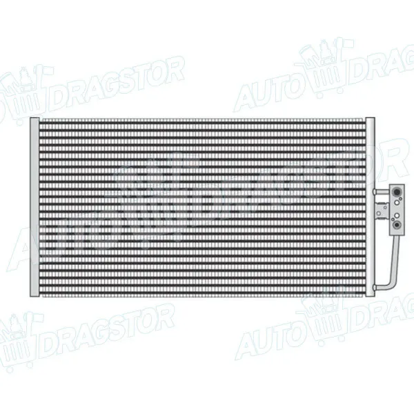 Hladnjak klime BMW 5 (E39), 96-04; 7 (E38), 94-01; 