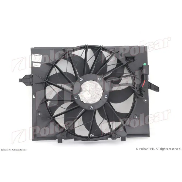 Ventilator hladnjaka sa nosačem BMW 5 (E60/61), 03-10; 6 (E63/64), 03-10; 7 (E65/66), 01-08; 