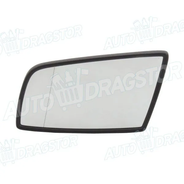 Staklo retrovizora sa nosačem BMW 5 (E60/61), 03-10; 6 (E63/64), 03-10; 