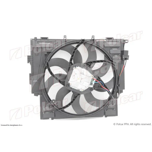 Ventilator hladnjaka sa nosačem BMW 5 (F10/F11), 10-17; 5 GT (F07), 09-17; 