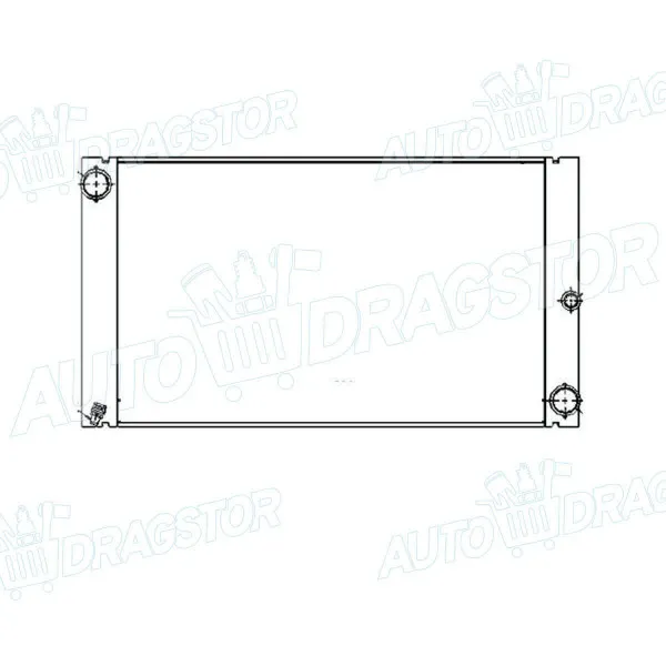 Hladnjak BMW 5 (E60/61), 03-10; 7 (E65/66), 01-08; 