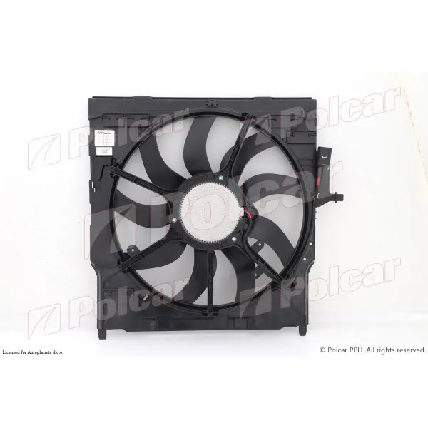 Ventilator hladnjaka sa nosačem BMW X5 (E70), 06-13; X6 (E71), 08-14; 