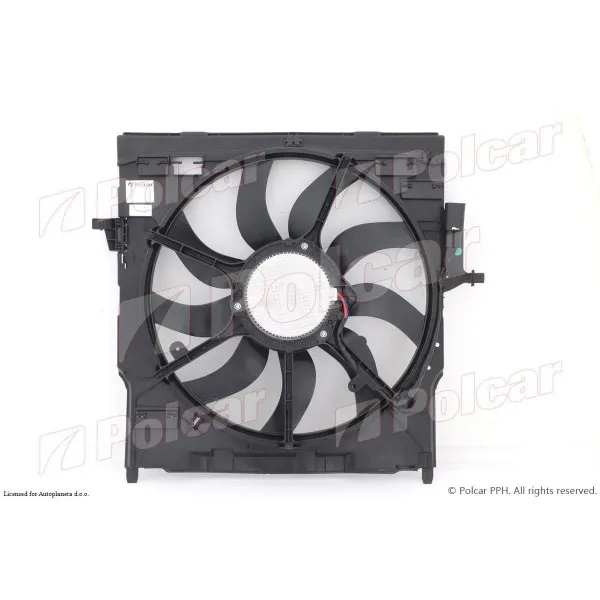 Ventilator hladnjaka sa nosačem BMW X5 (E70), 06-13; X6 (E71), 08-14; 