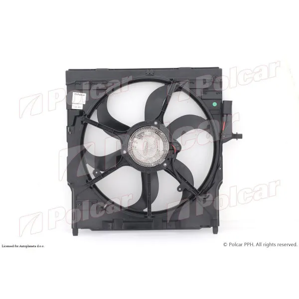 Ventilator hladnjaka sa nosačem BMW X5 (E70), 06-13; X6 (E71), 08-14; 