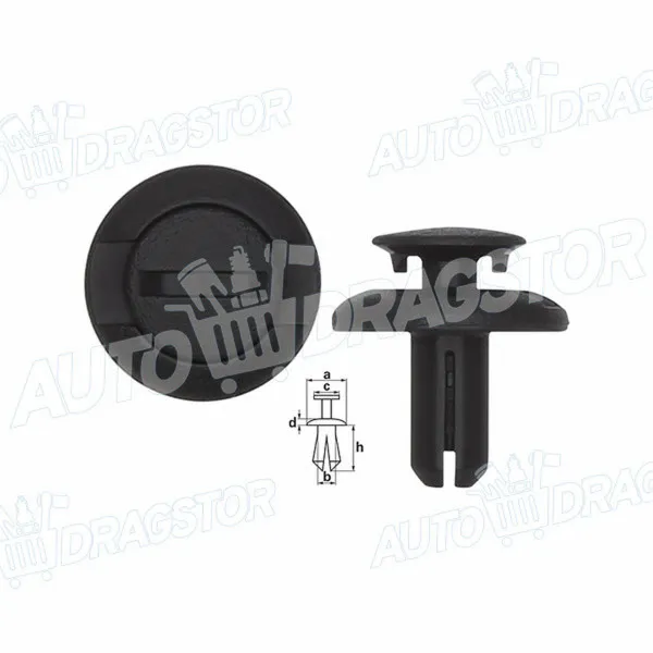 Žabica (plastična) SUBARU FORESTER (SH), 08-13; FORESTER (SJ), 13-18; IMPREZA (GE/GH/GR), 07-13; IMPREZA (GK/GT), 16-; IMPREZA (GP/GJ), 12-16; LEGACY (BM/BR), 