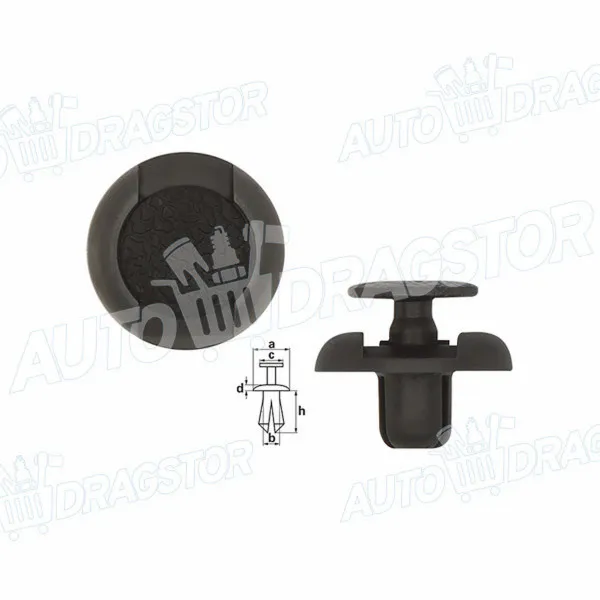 Žabica (plastična) TOYOTA LAND CRUISER (FJ100), 98-07; LAND CRUISER (FJ120), 03-10; LAND CRUISER (FJ80/FJ82), 90-96; LAND CRUISER (FJ90), 96-03; RAV4 (XA20), 