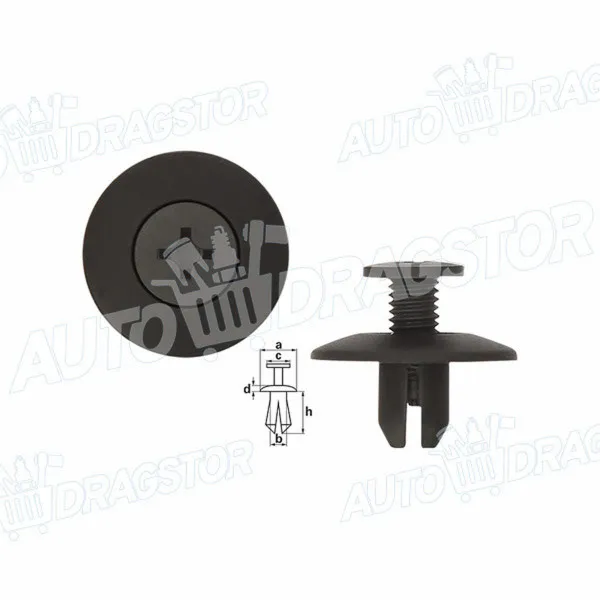 Žabica (plastična) TOYOTA PRIUS (NHW20), 03-09; STARLET (P9), 96-99; 