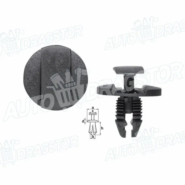 Žabica (plastična) ALFA ROMEO, CITROËN, FIAT, LAMBORGHINI, OPEL, PEUGEOT, PORSCHE, RENAULT, VOLKSWAGEN 