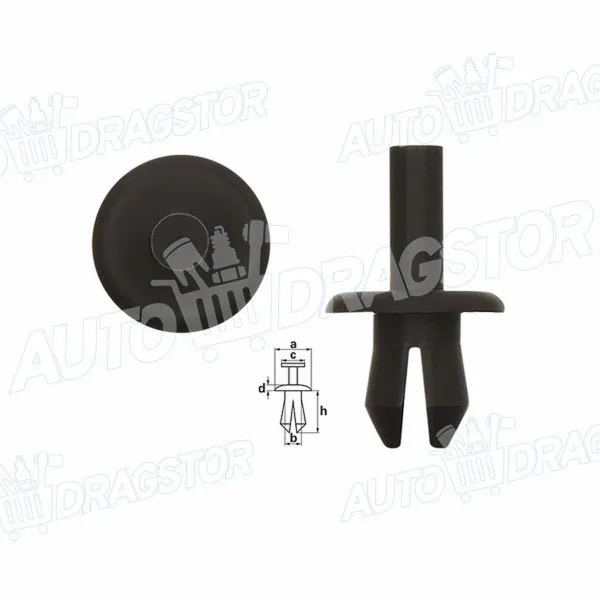 Žabica (plastična) AUDI, BMW, DAEWOO, FIAT, OPEL, SEAT, SKODA, VOLKSWAGEN 