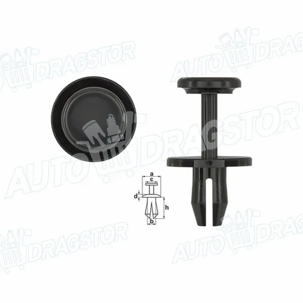 Žabica (plastična) CITROËN, PEUGEOT, PORSCHE 