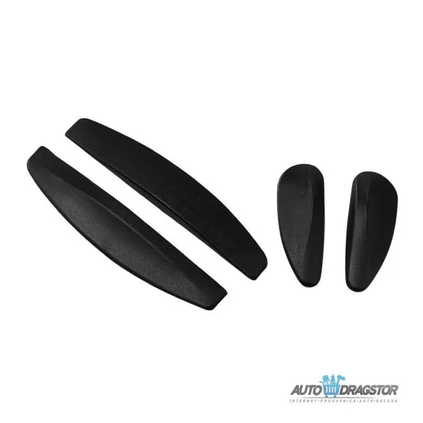 ZAŠTITA VRATA 4KOM CRNA 9.8/5CM 