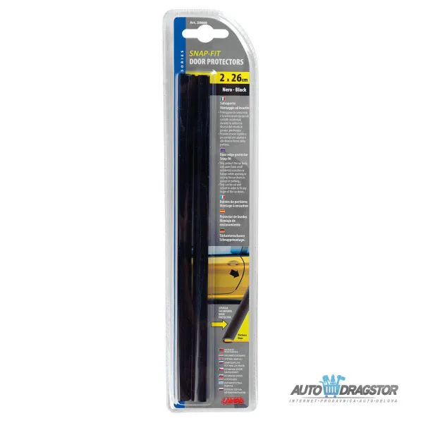 ZAŠTITA VRATA 2KOM 26CM CRNA 