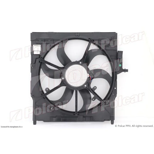 Ventilator hladnjaka sa nosačem BMW X5 (F15), 13-19; X6 (F16), 14-19; 