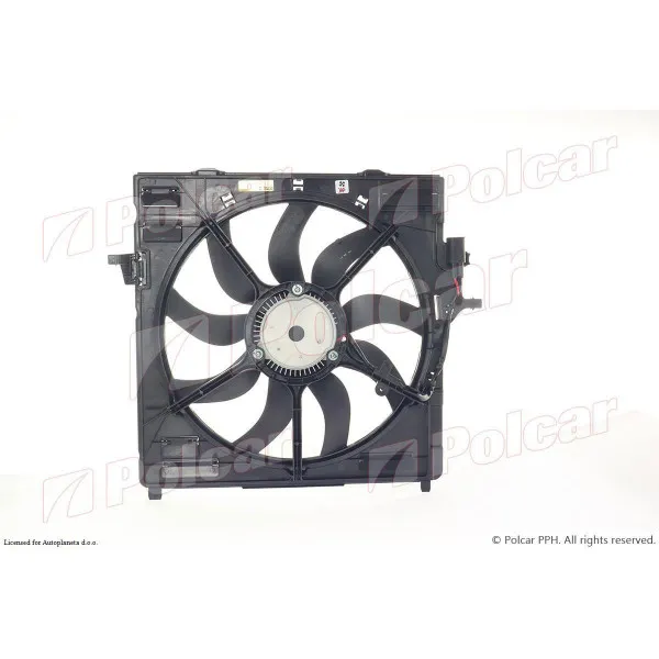 Ventilator hladnjaka sa nosačem BMW X5 (F15), 13-19; X6 (F16), 14-19; 
