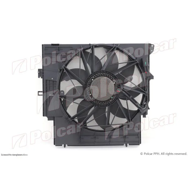 Ventilator hladnjaka sa nosačem BMW X3 (F25), 10-17; X4 (F26), 14-18; 