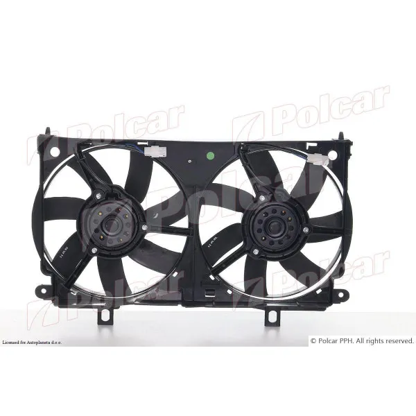 Ventilator hladnjaka sa nosačem CITROËN, PEUGEOT 