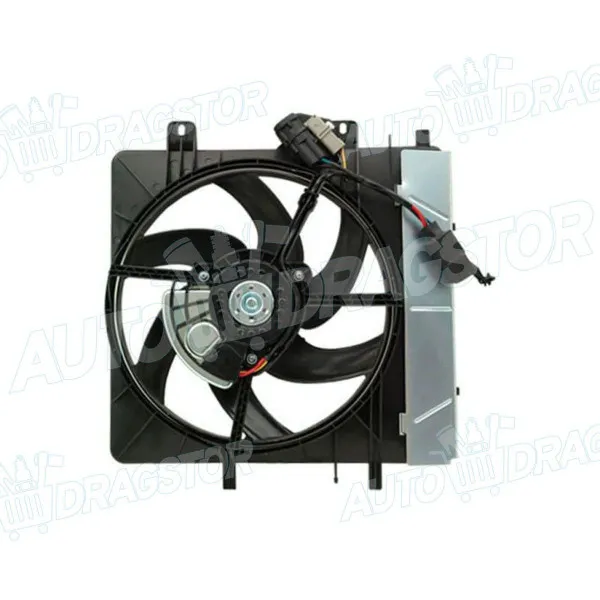 Ventilator hladnjaka sa nosačem CITROËN, PEUGEOT 