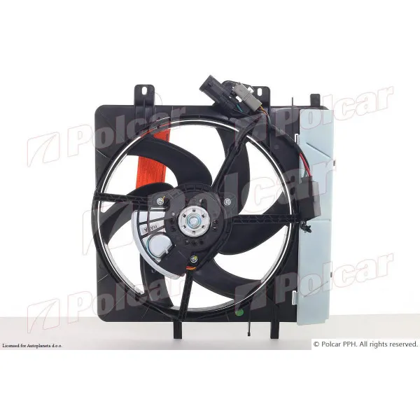 Ventilator hladnjaka sa nosačem CITROËN, PEUGEOT 