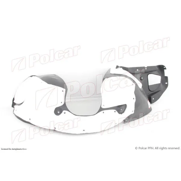 Plastično podkrilo CITROËN C3, 10-16; 