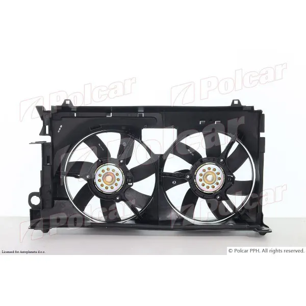 Ventilator hladnjaka sa nosačem CITROËN, PEUGEOT 