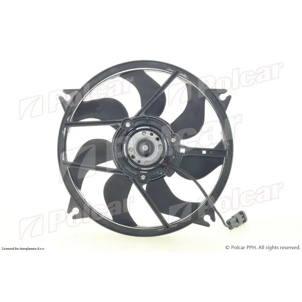 Ventilator hladnjaka sa nosačem CITROËN, PEUGEOT 