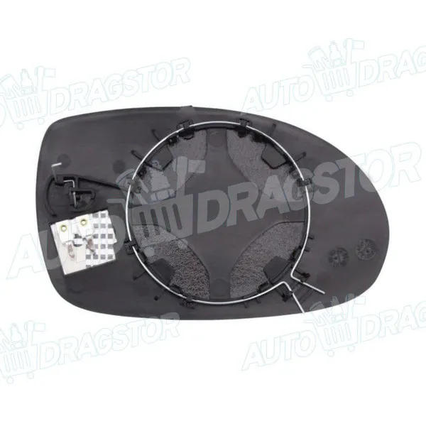 Staklo retrovizora sa nosačem CITROËN C5 (DC/DE/RC/RE), 01-08; C6 (TD), 05-12; 