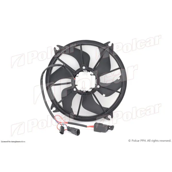 Ventilator hladnjaka sa nosačem CITROËN, PEUGEOT 