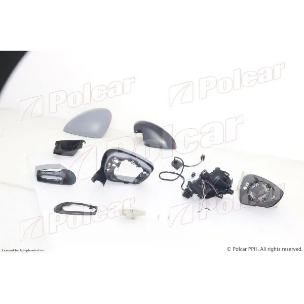 Retrovizor na vratima CITROËN C5 (RD/TD), 08-; 