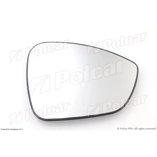 Staklo retrovizora sa nosačem CITROËN C3 AIRCROSS, 17-; C4 PICASSO, 13-18; C4 SPACETOURER, 18-; 
