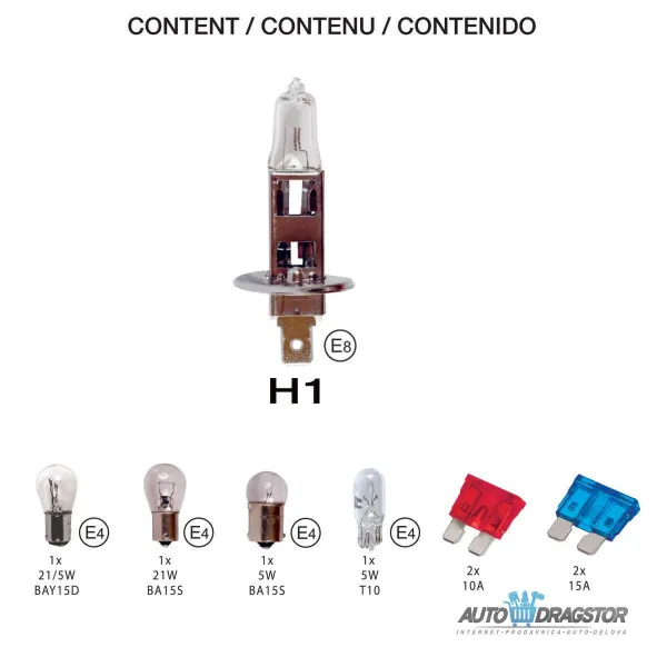 SIJALICA 12V GARNITURA H1 