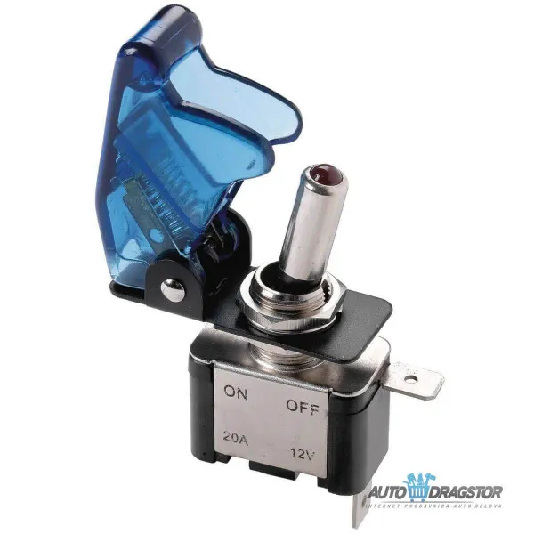 PREKIDAČ ON/OFF TOP GUN PLAVI LED 