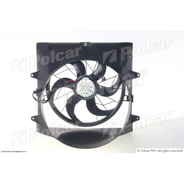 Ventilator hladnjaka sa nosačem JEEP GRAND CHEROKEE (WJ/WG), 98-04; 