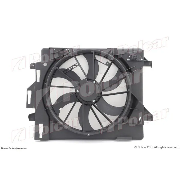 Ventilator hladnjaka sa nosačem CHRYSLER, DODGE, VOLKSWAGEN 