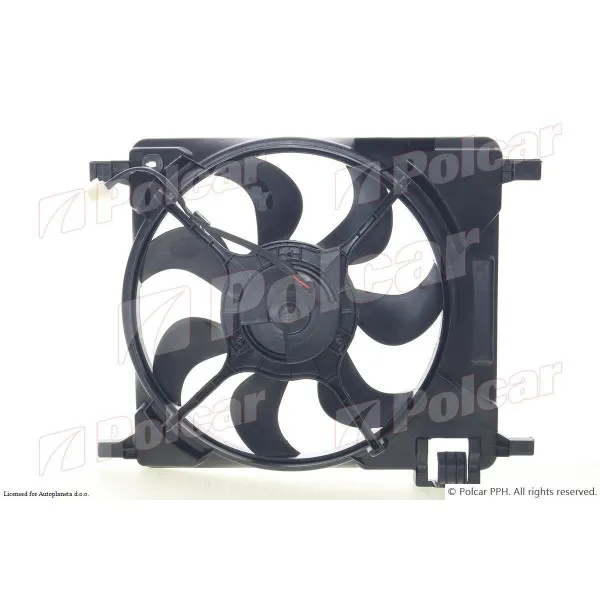 Ventilator hladnjaka sa nosačem CHEVROLET SPARK (M300), 10-14; 