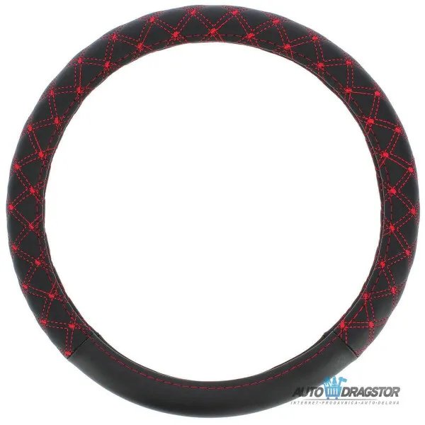 OBLOGA VOLANA 37-38CM CRNA SA CRVENIM KONCEM 