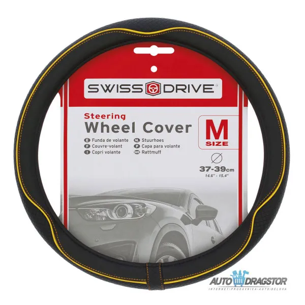 OBLOGA VOLANA 37-39CM CRNO/ŽUTA 