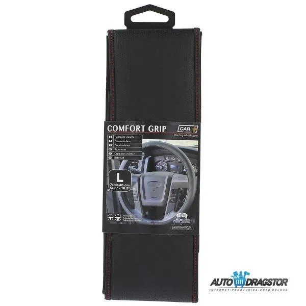 OBLOGA VOLANA 39-40CM CRNA SA CRVENIM KONCEM 