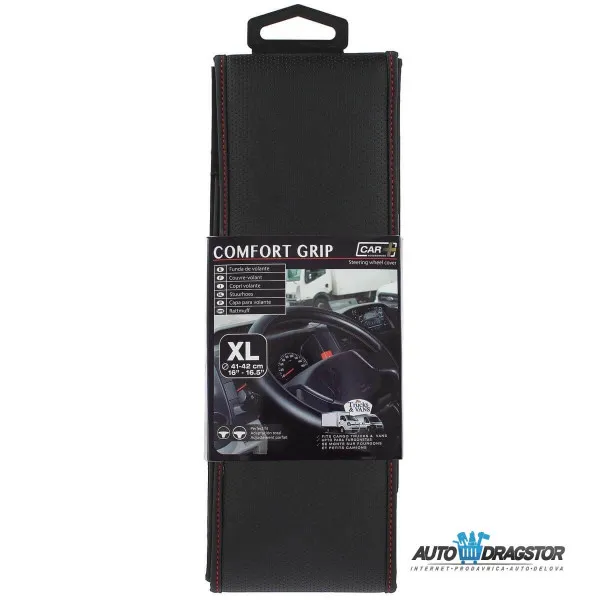 OBLOGA VOLANA 41-42CM CRNA SA CRVENIM KONCEM 