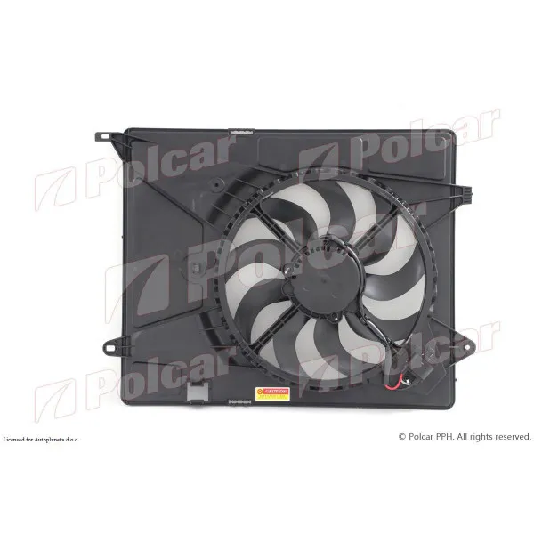 Ventilator hladnjaka sa nosačem CHEVROLET, OPEL 