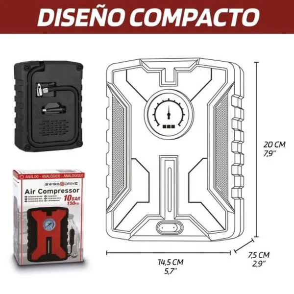 KOMPRESOR 150PSI 10 BARA ANALOGNI DISPLEJ 