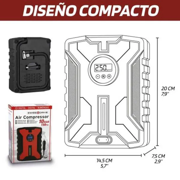 KOMPRESOR 150PSI 10 BARA DIGITALNI DISPLEJ 